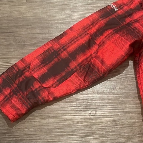 Columbia Boys Agent Avalanche Shacket Red Plaid XXS - Picture 7 of 10